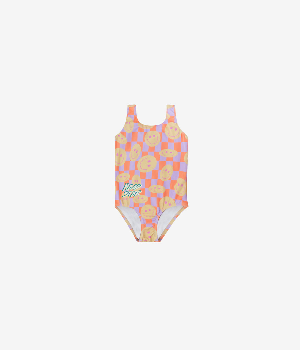 JUNGE Tiny Bikini Beach,Colorblock one Piece Swimsuit,tie dye