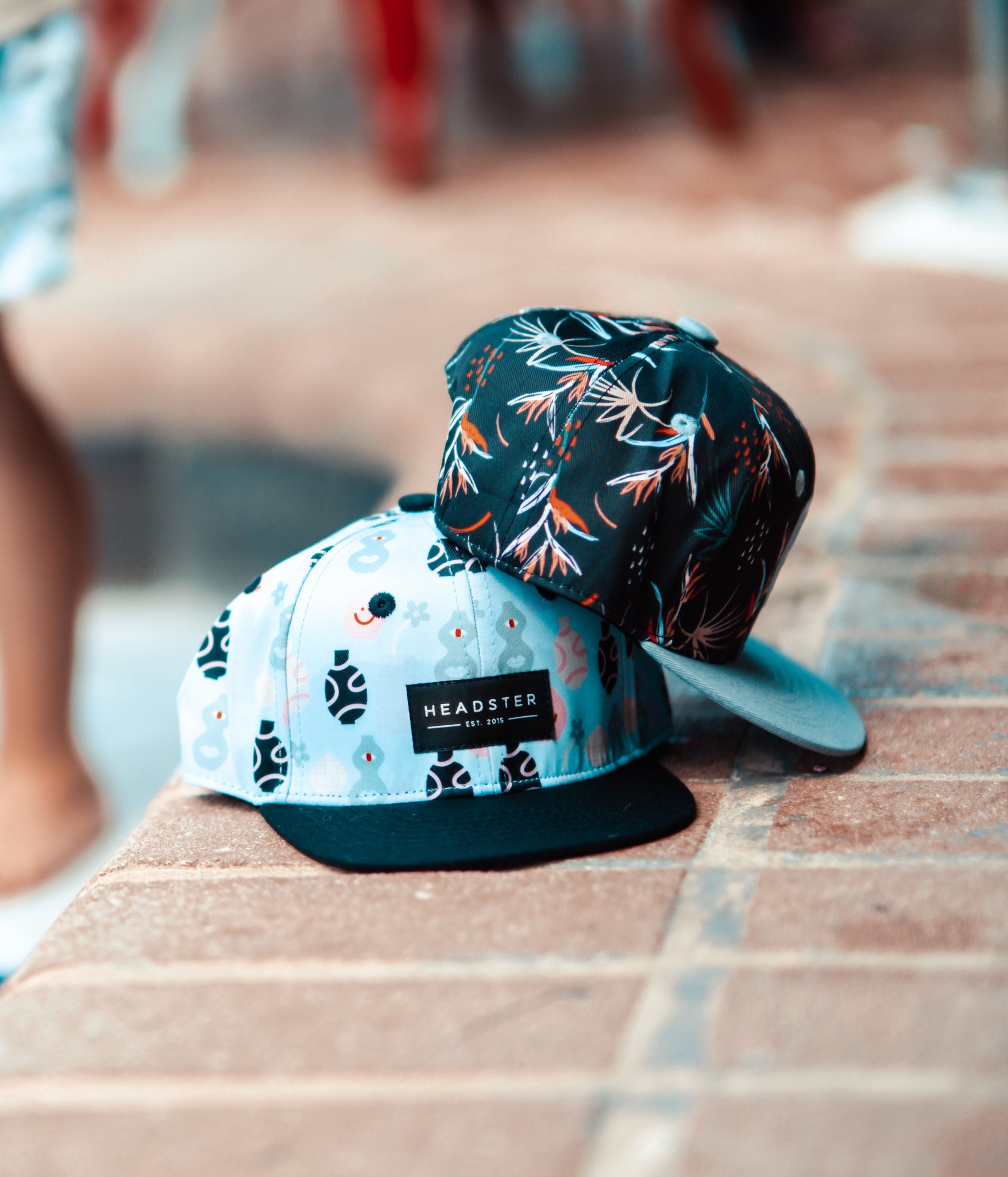 Birds Black Snapback and Pottery smiles Hats for kids