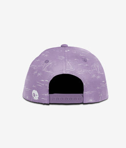 Adventure Awaits Lilac Snapback