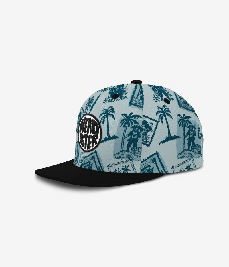 Ahoy, Matey! Snapback - Dusty Aqua