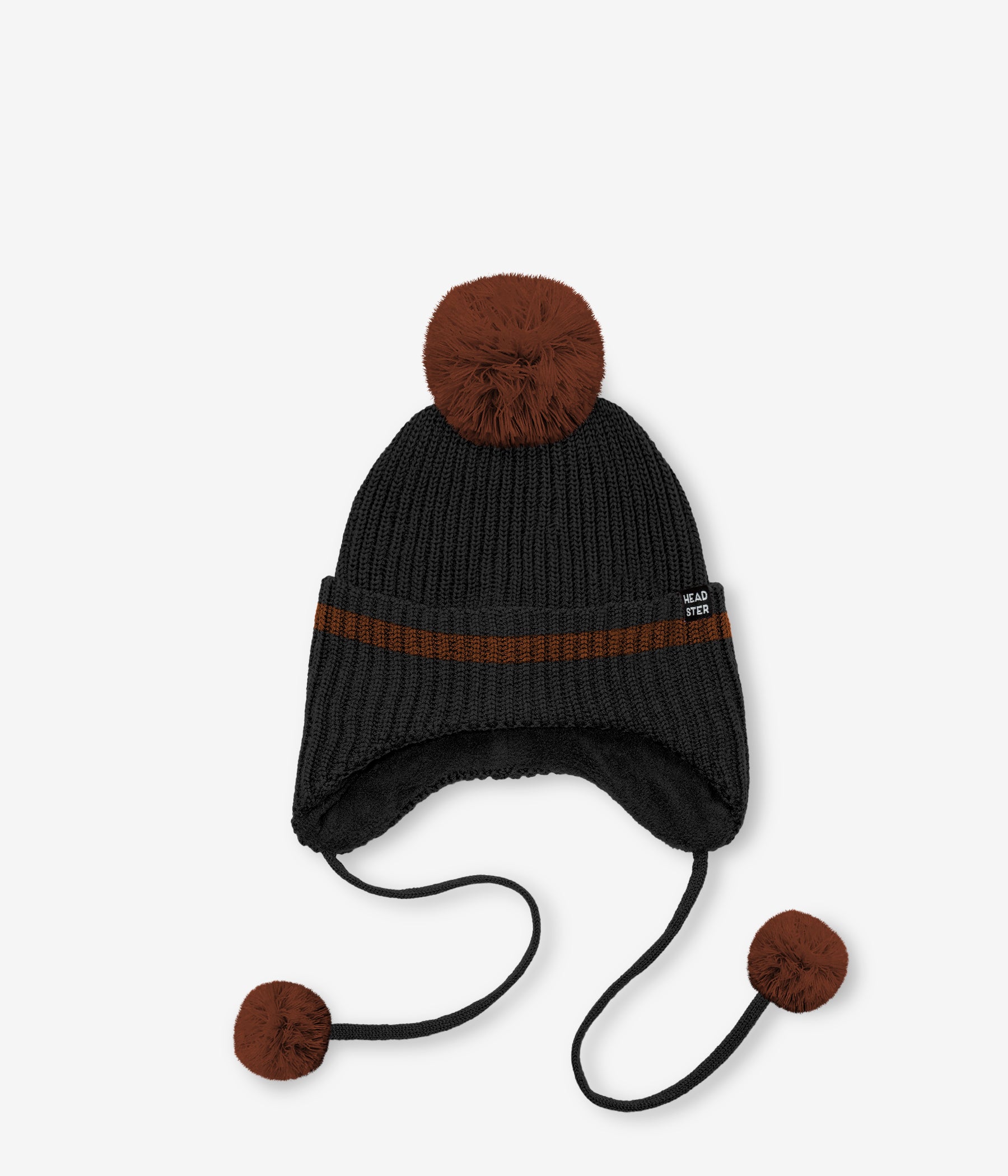 Attache Ta Tuque Beanie With Ears - Black