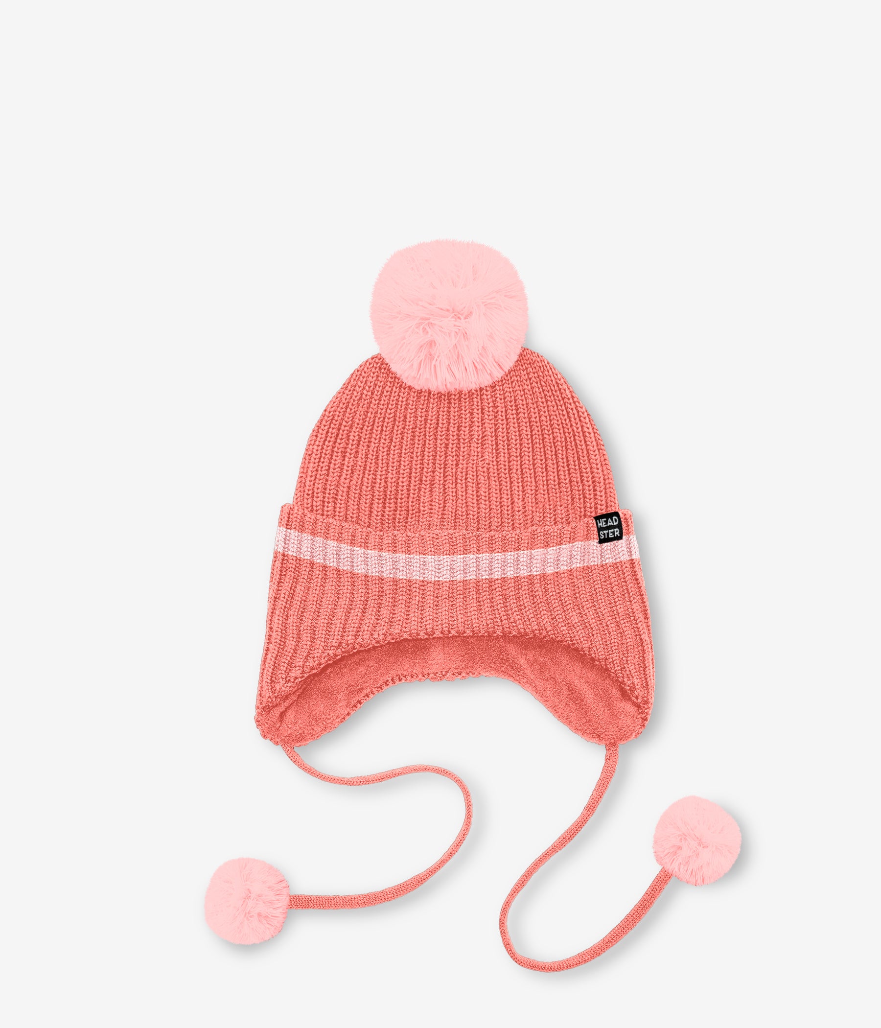 Attache Ta Tuque Beanie With Ears - Coral Love