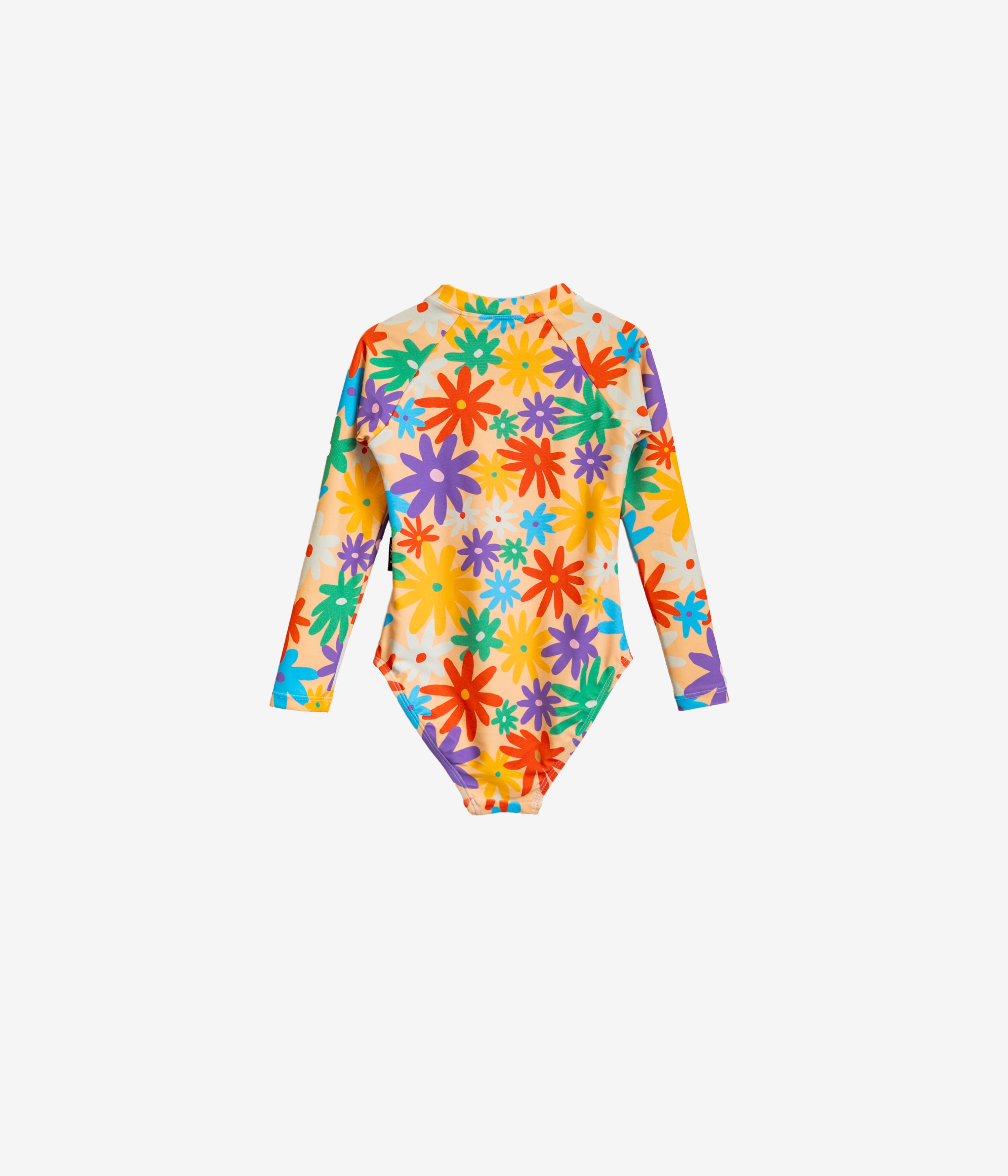 Backyard Meadow LongSleeve One Piece Swimsuit