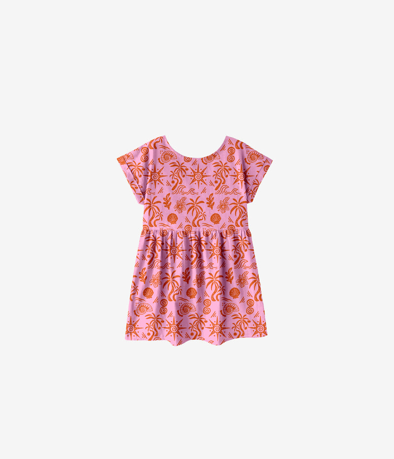 Blush Tides Baby doll Dress - Bubble Gum
