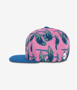 Bud the budgie Snapback Peaches