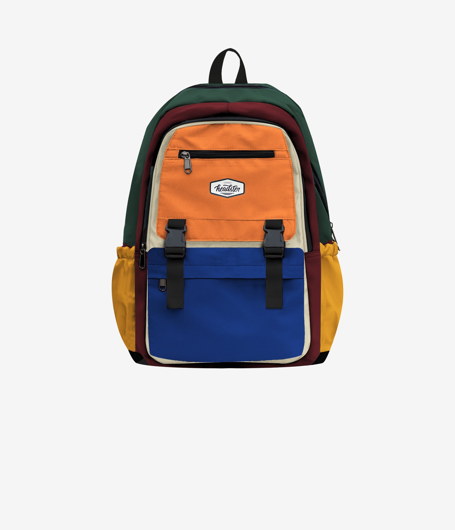 Colorblock large capacity backpack sale