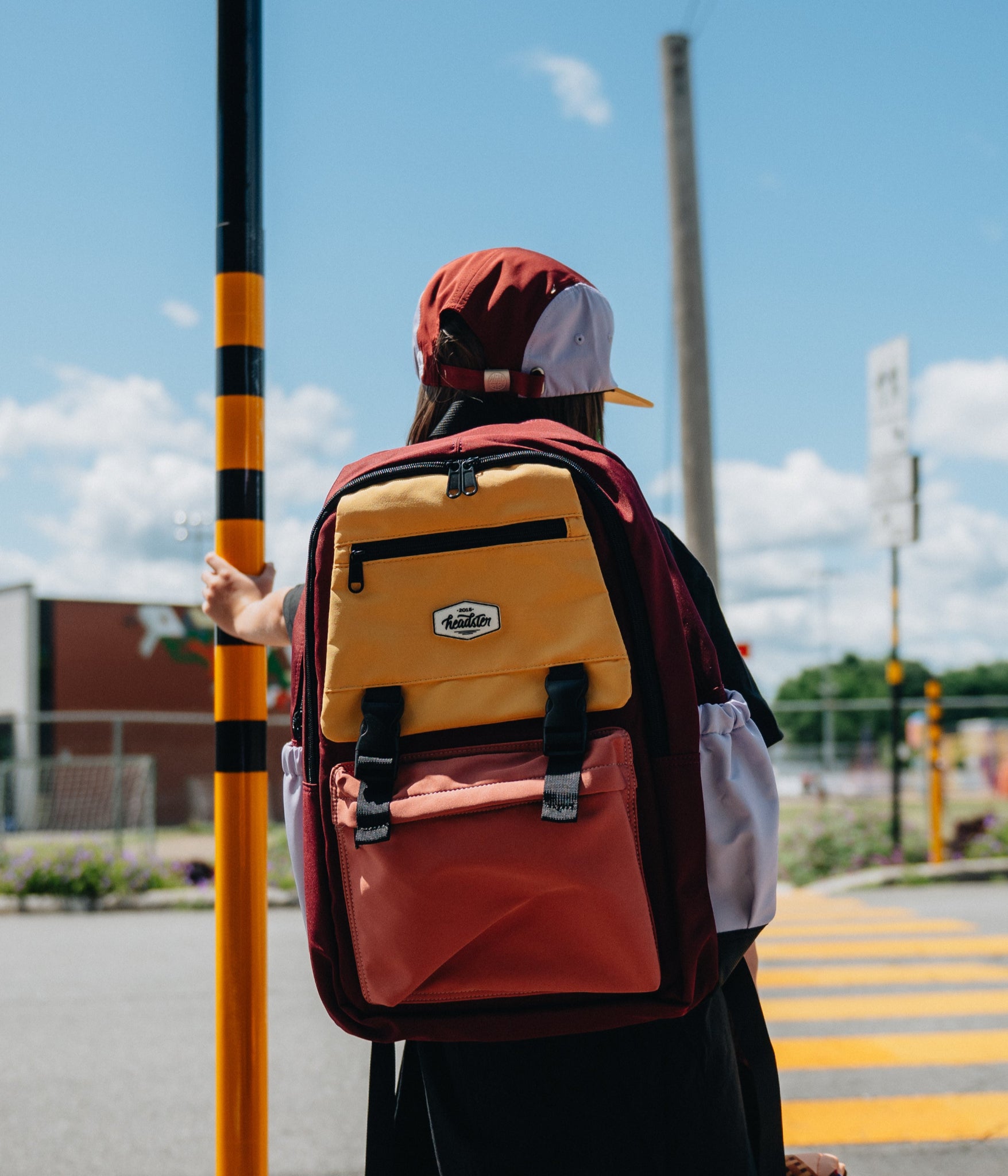 Colorblock Berry Pop 26L Backpack - Rosette