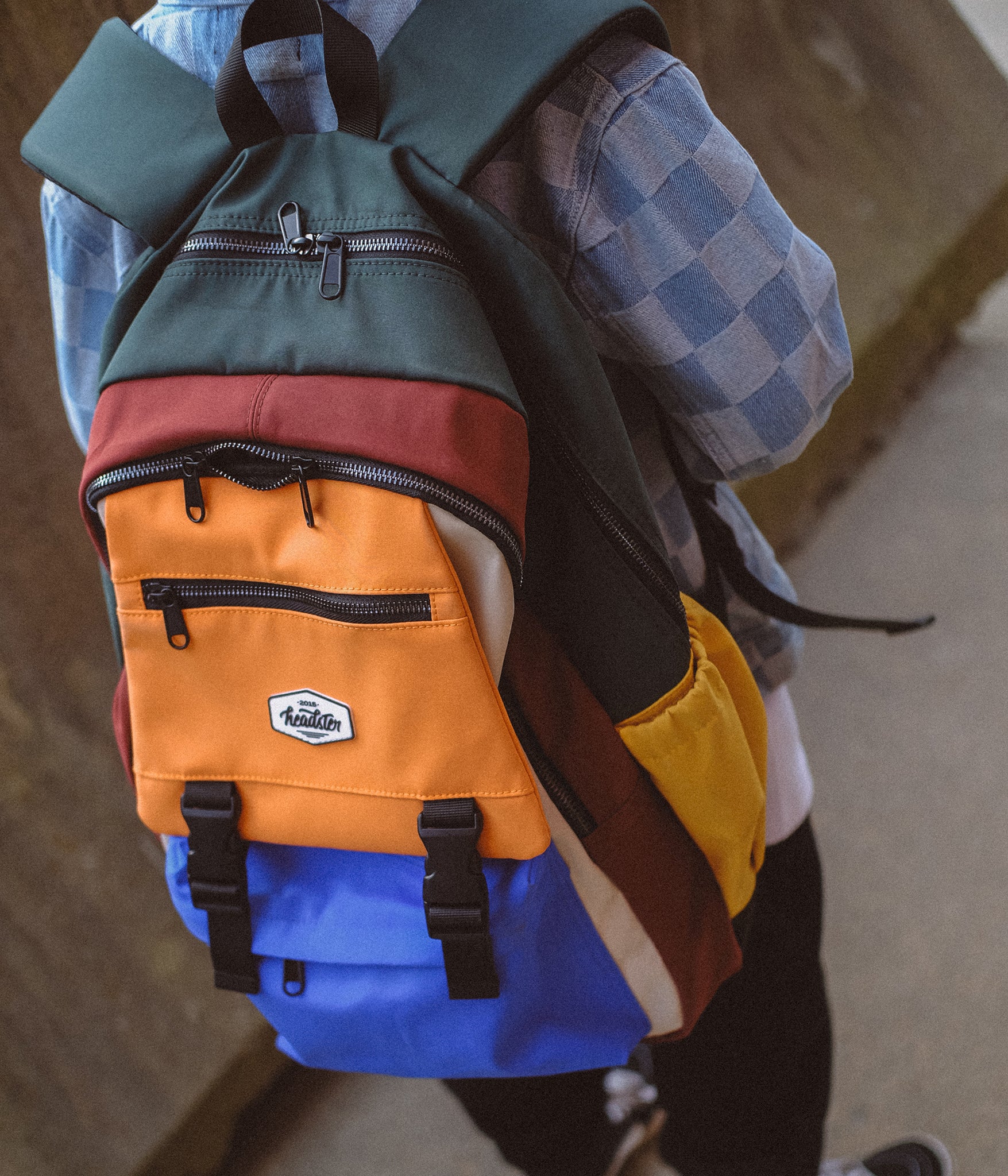 Colorblock Backpack - 26L - Royal