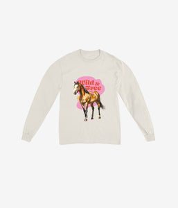 Horse Parade Long-Sleeve T-Shirt - Sugar Swirl