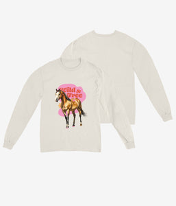 Horse Parade Long-Sleeve T-Shirt - Sugar Swirl