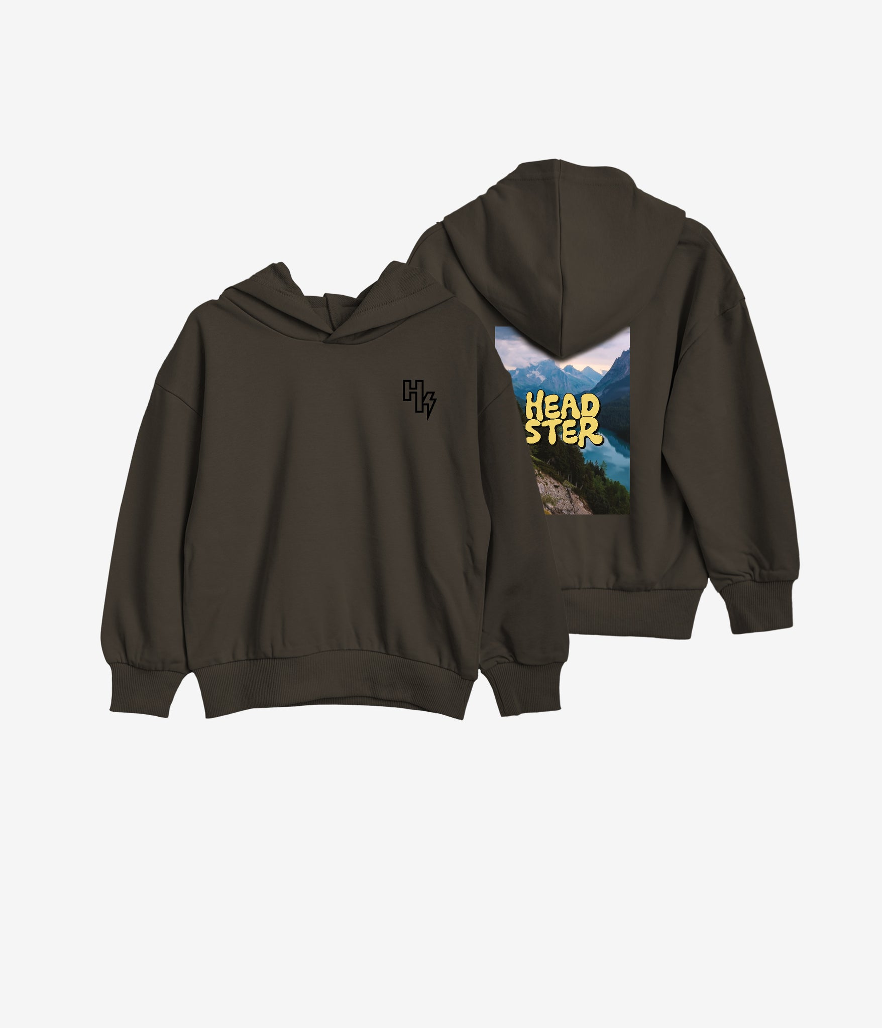 Into the wild  Hoodie - Charcoal