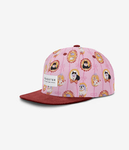 Kitty Charm Snapback - Smart Pink