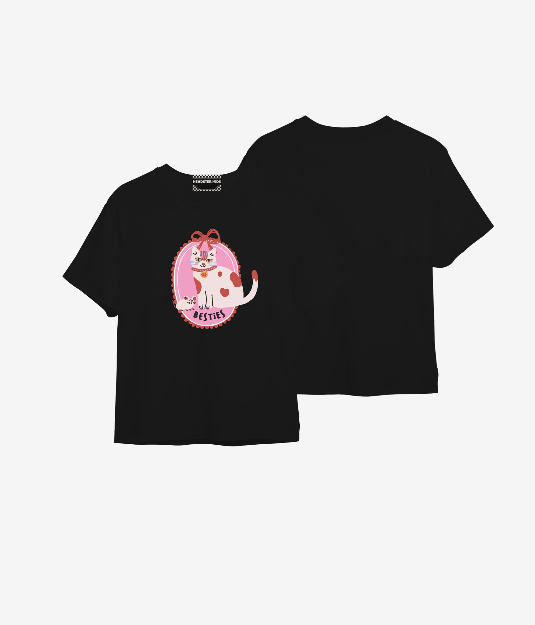 Kitty Charm T-Shirt - Black