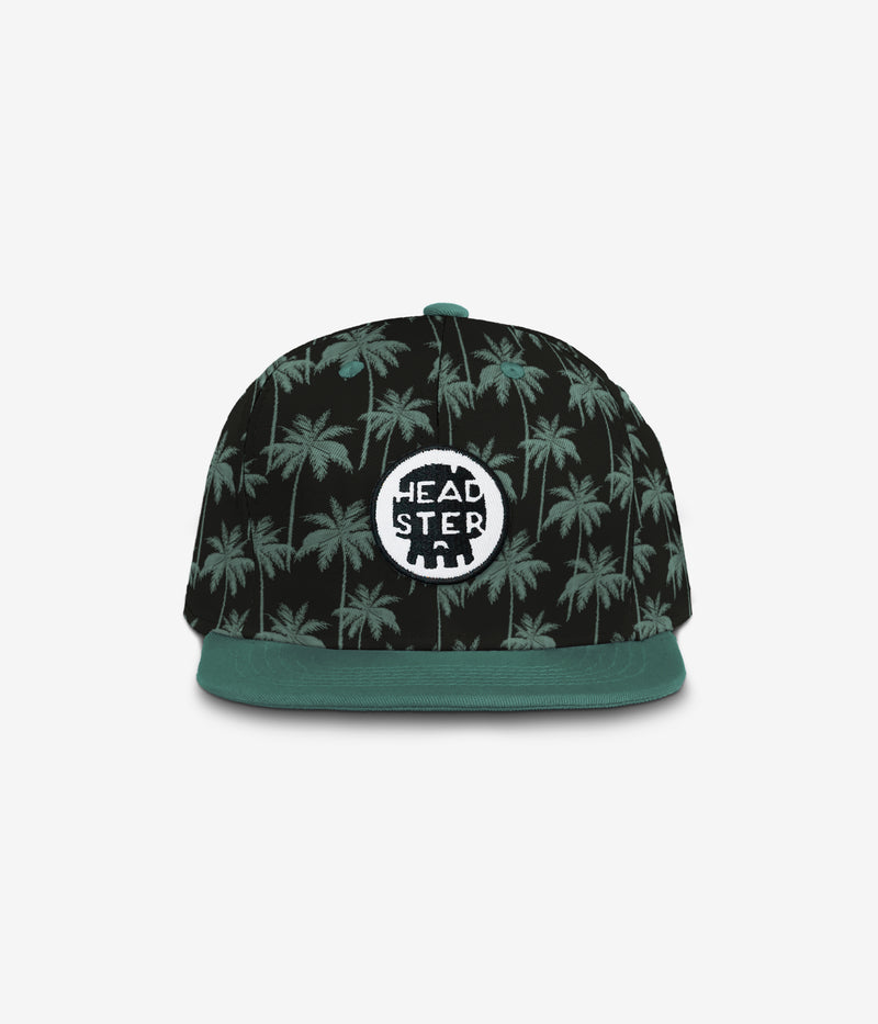Midnight Palms Snapback - Black