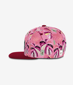 Panama Snapback Rasberry Red