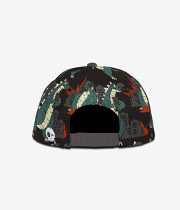 Reptile Rampage Snapback - Black