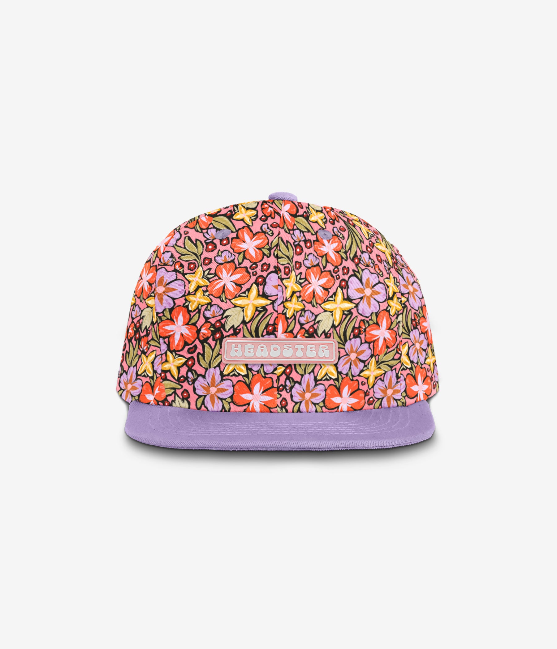Retro Bloom Snapback - Peaches