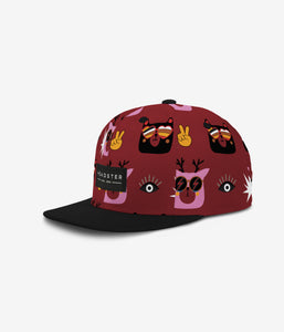 Teddy's Cool Snapback - Merlot