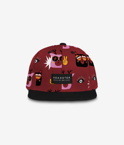 Teddy's Cool Snapback - Merlot