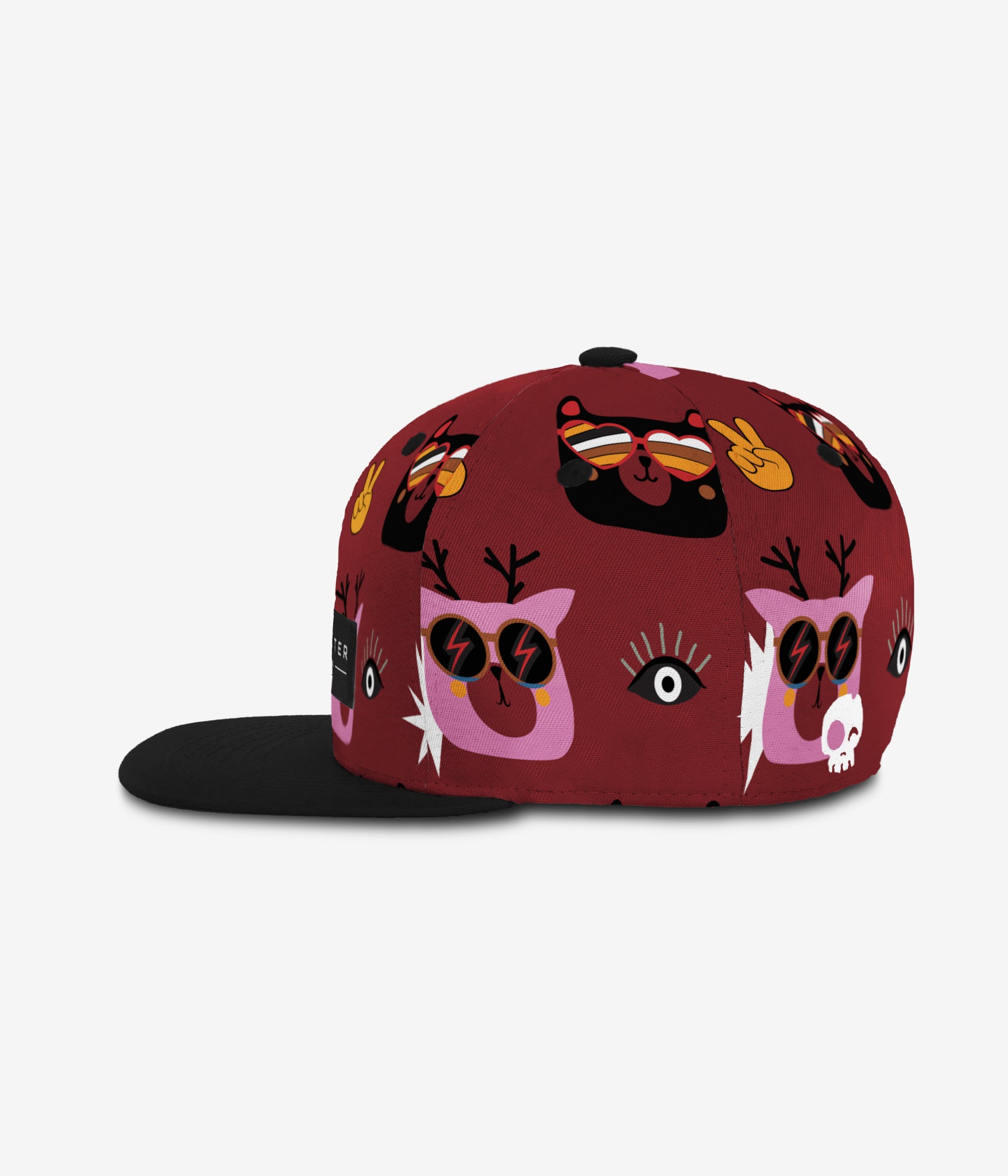 Teddy's Cool Snapback - Merlot