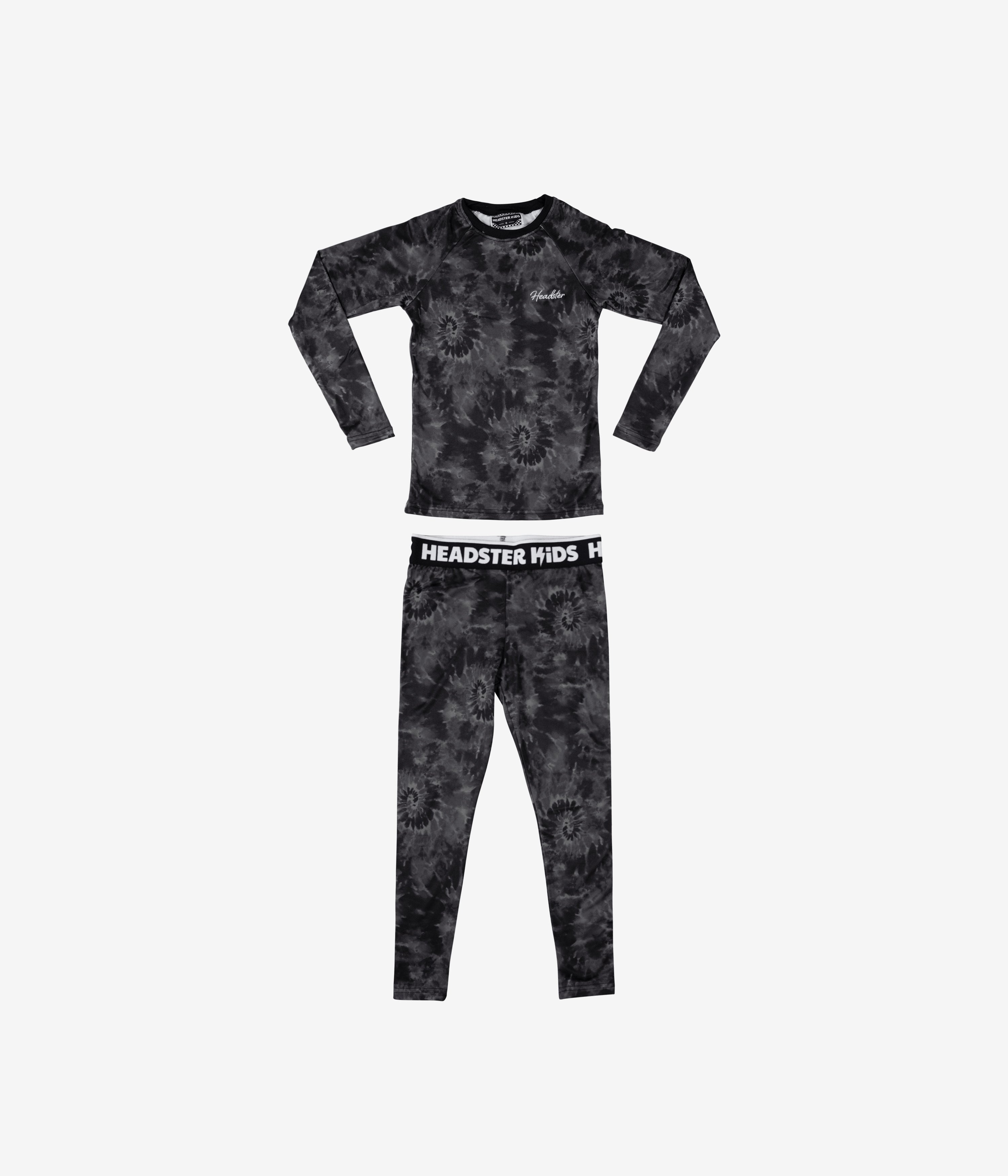 Tie Dye Black Base Layer HEADSTER KIDS