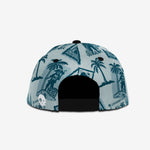 Ahoy, Matey! Snapback - Dusty Aqua cap for babies and kids, product view 4