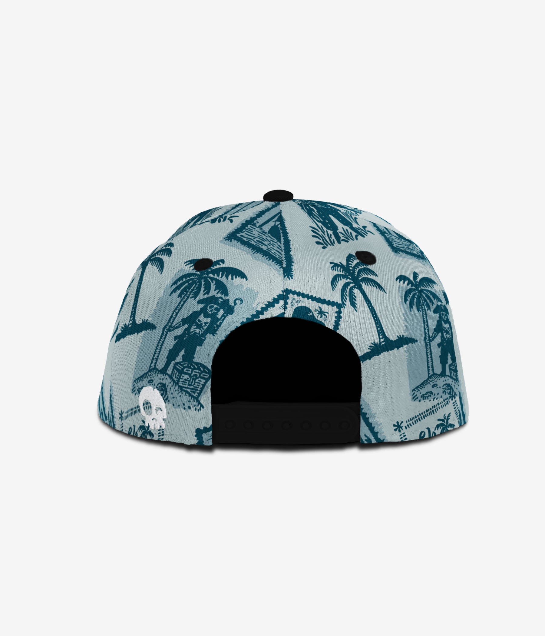 Ahoy, Matey! Snapback - Dusty Aqua cap for babies and kids, product view 4