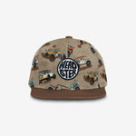 All Terrain Fun Snapback - Beige Sand cap for babies and kids, product view 2