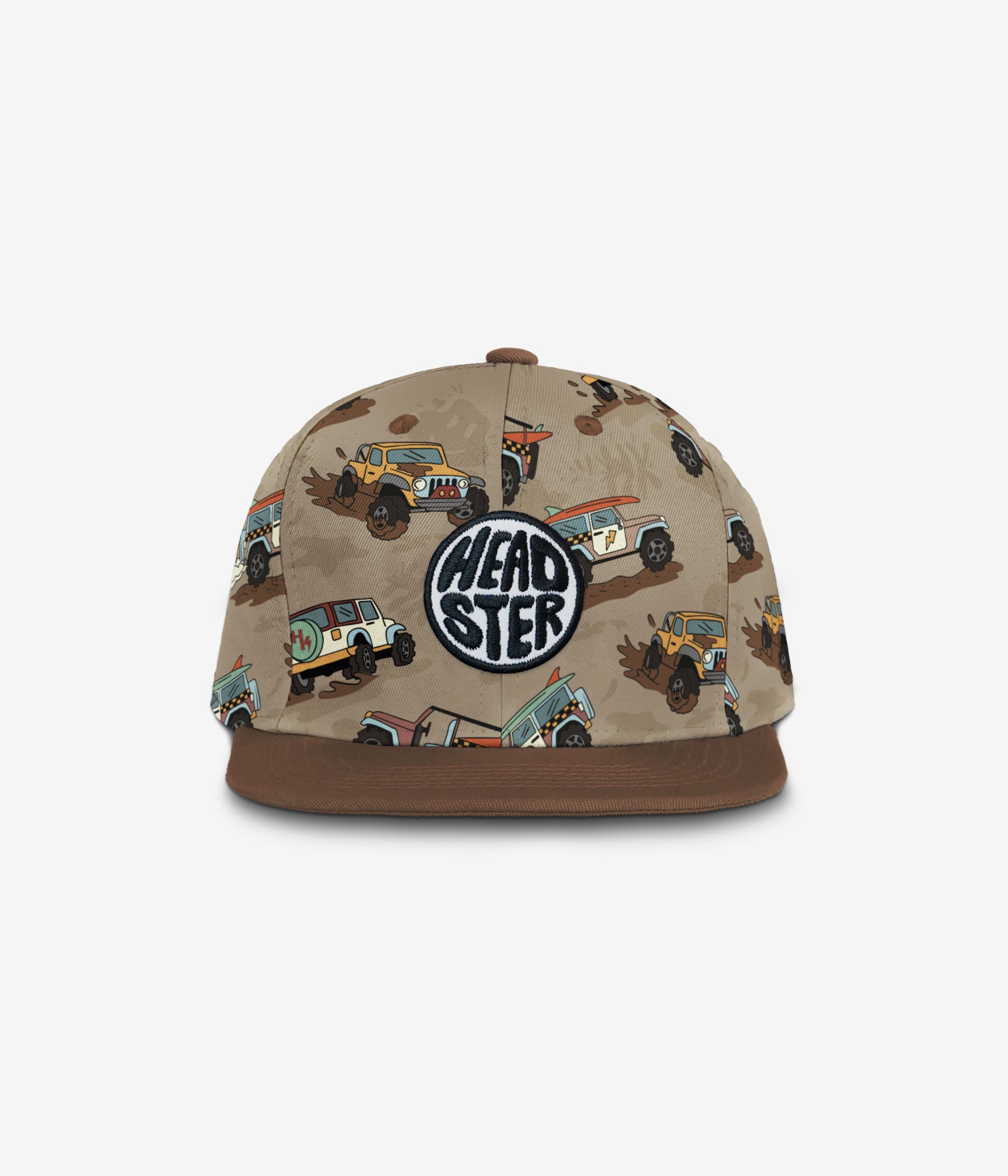 All Terrain Fun Snapback - Beige Sand cap for babies and kids, product view 2