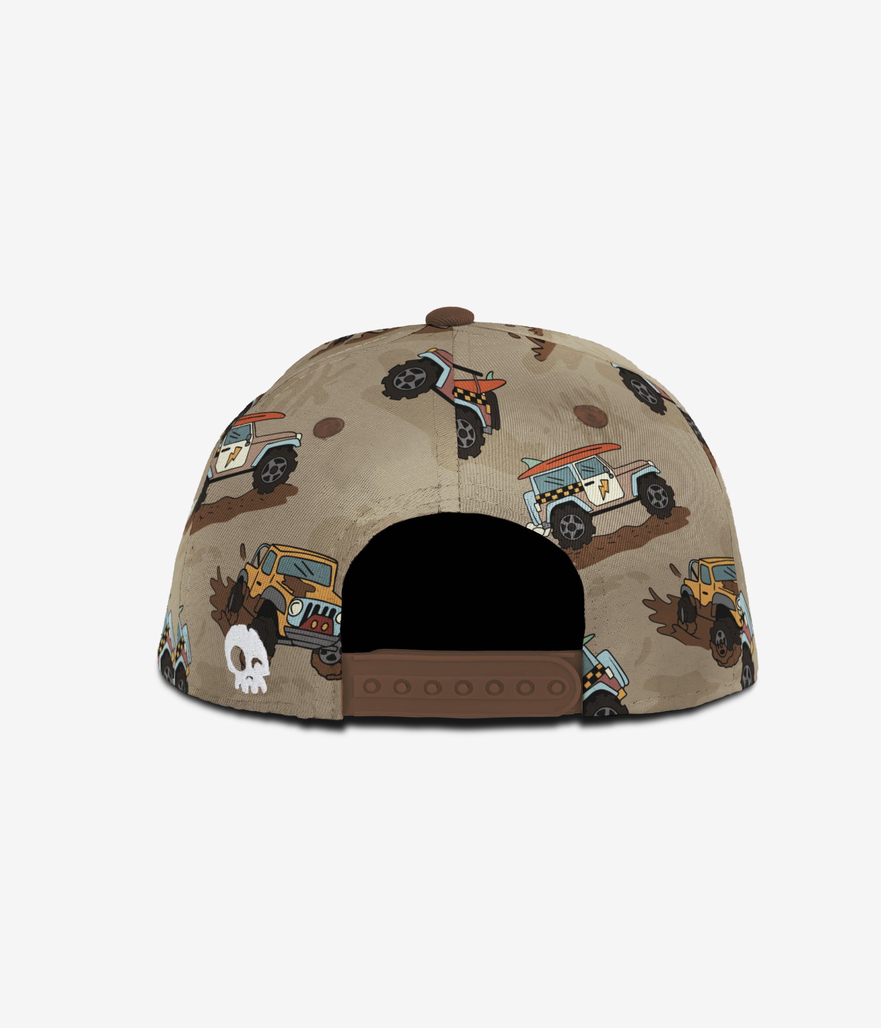 All Terrain Fun Snapback - Beige Sand cap for babies and kids, product view 4