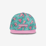 Axolotl Dip Snapback - Lagoona Blue cap for babies and kids, product view 2