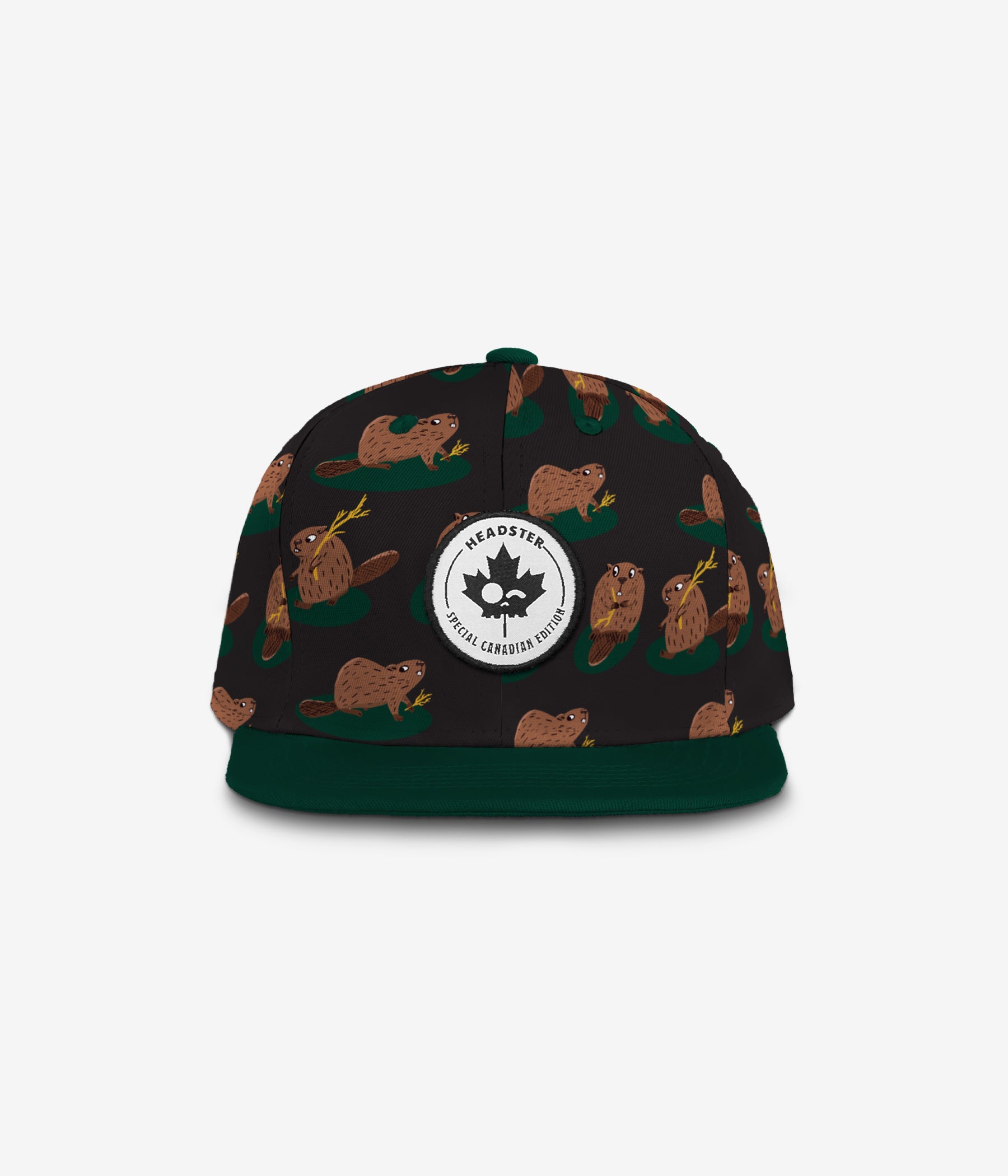 Beaver Tail Snapback cap for babies and kids, product view 2