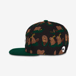 Beaver Tail Snapback cap for babies and kids, product view 3