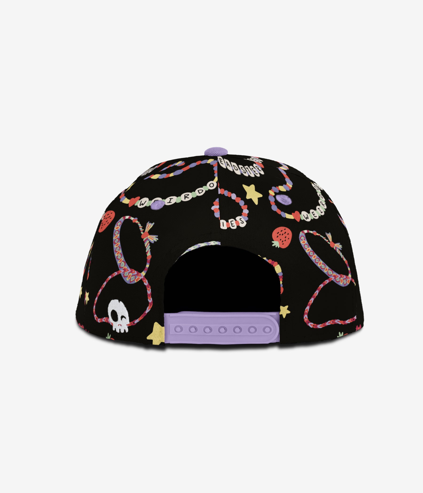 BFF Snapback - Black cap for babies and kids, product view 4