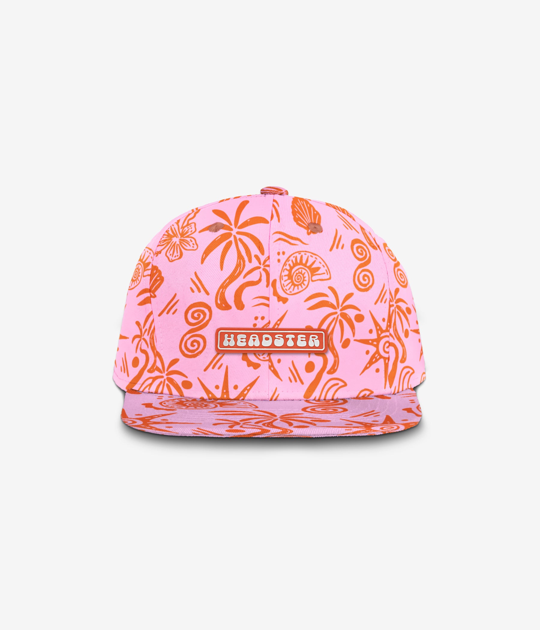Blush Tides Snapback - Bubble Gum cap for babies and kids, product view 2