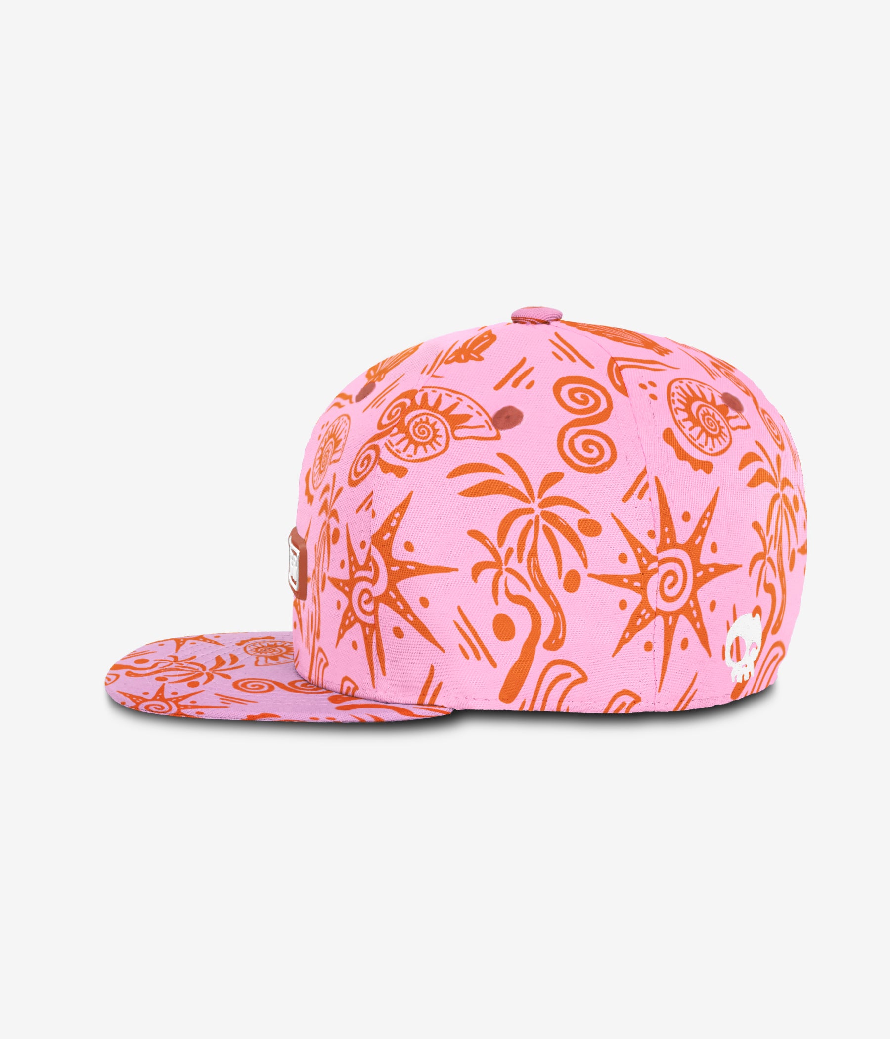 Blush Tides Snapback - Bubble Gum cap for babies and kids, product view 3