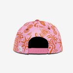 Blush Tides Snapback - Bubble Gum cap for babies and kids, product view 4