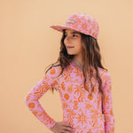Blush Tides Snapback - Bubble Gum cap for babies and kids, product view 5