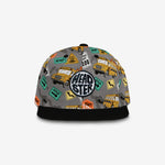 Bus-Ted Snapback - Grey Mix cap for babies and kids, product view 2
