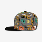 Bus-Ted Snapback - Grey Mix cap for babies and kids, product view 3