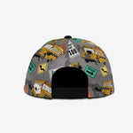 Bus-Ted Snapback - Grey Mix cap for babies and kids, product view 4
