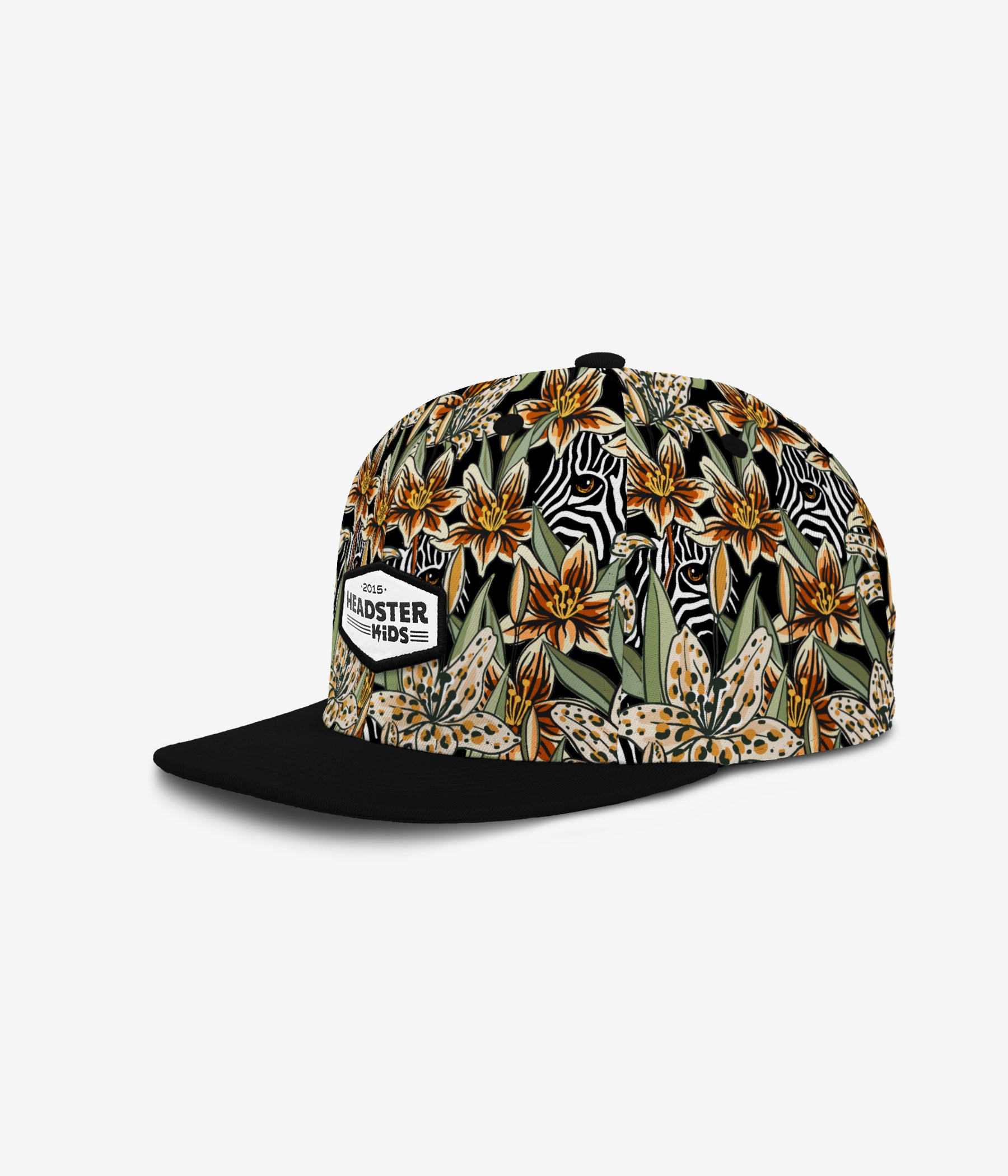Camo Zebra Snapback cap for babies and kids by Headster Kids