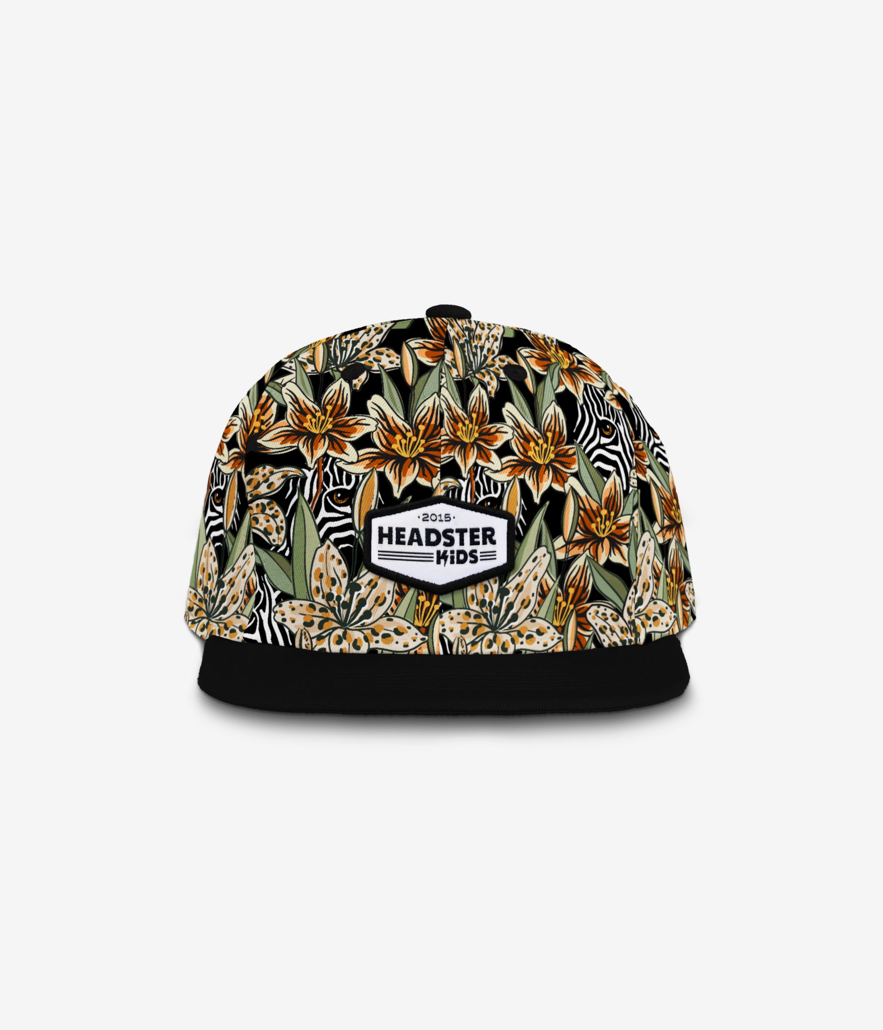 Camo Zebra Snapback cap for babies and kids, product view 2