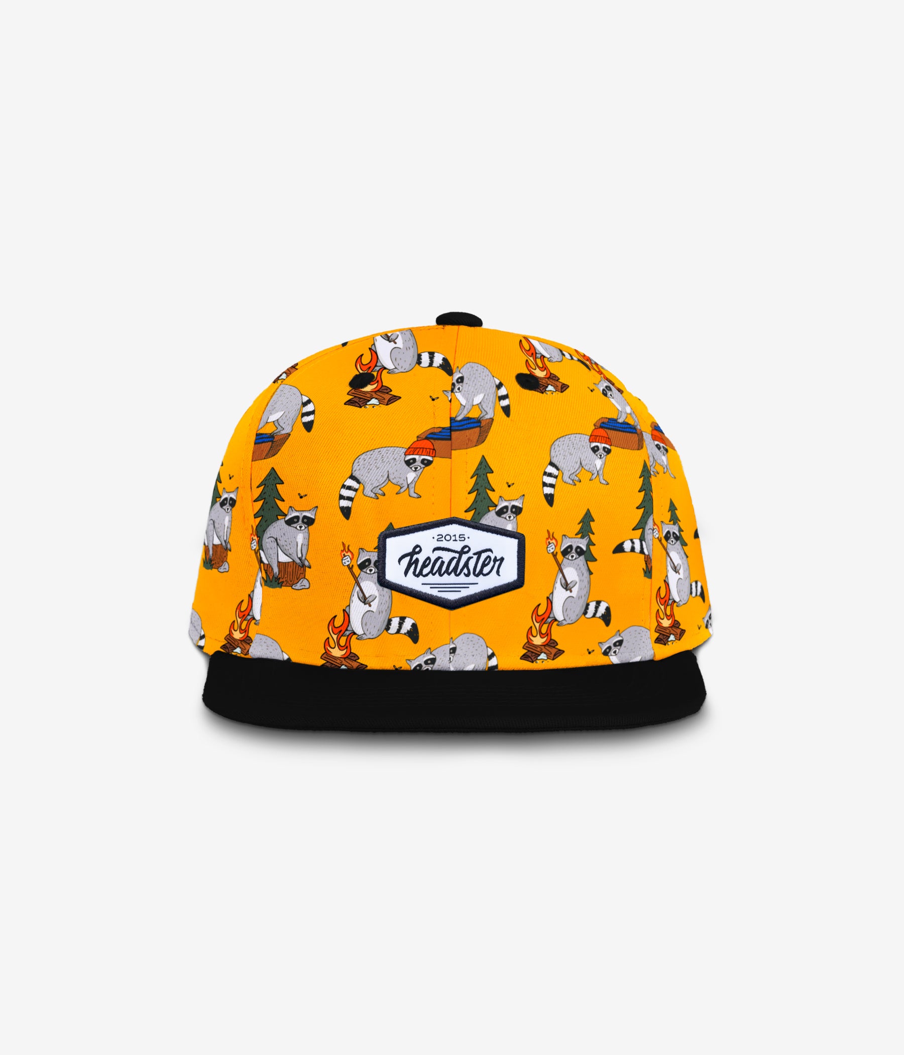 Campfire Bandits Snapback - Pumpkin cap for babies and kids, product view 2