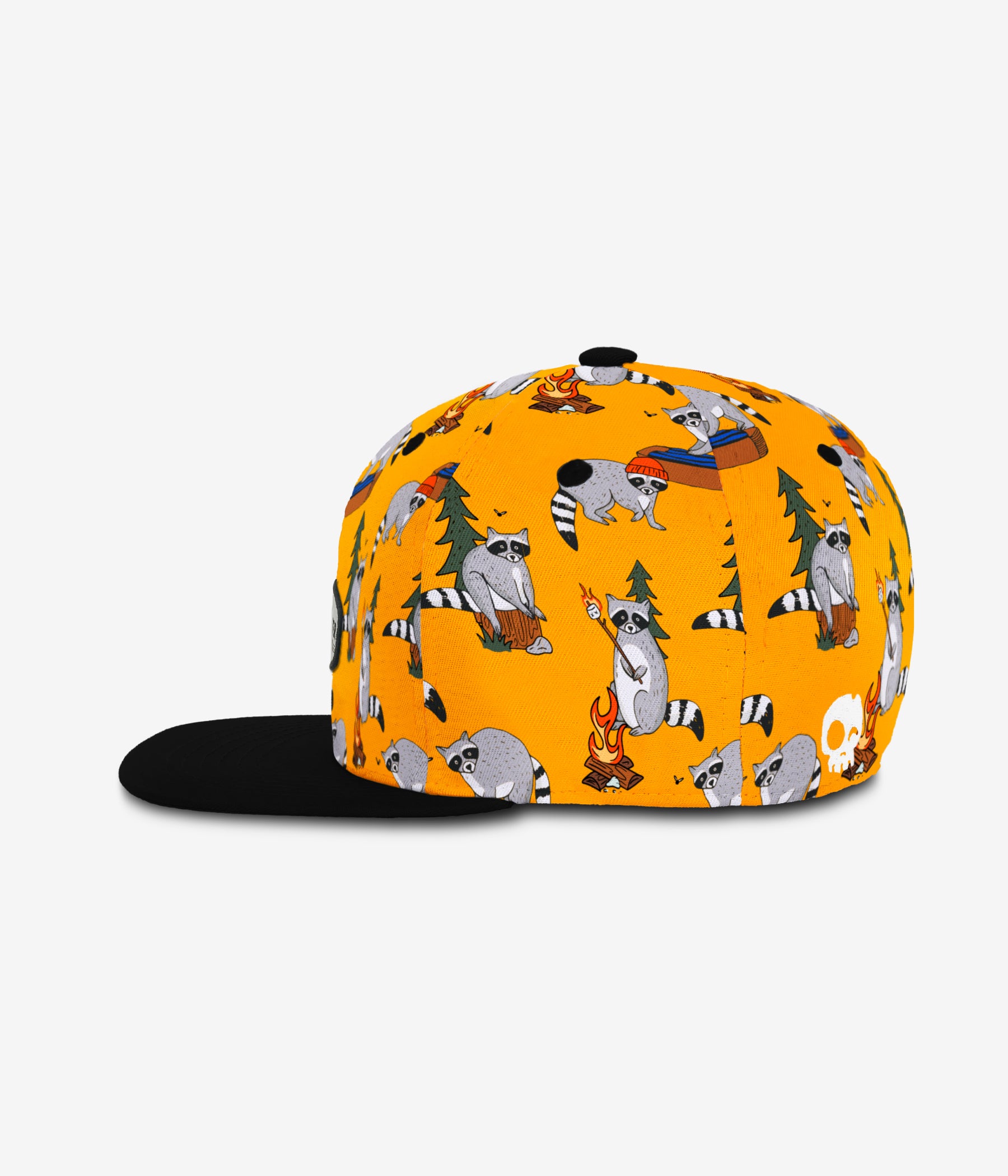 Campfire Bandits Snapback - Pumpkin cap for babies and kids, product view 3