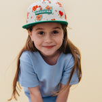Catching Feelings Snapback - Pale Beige cap for babies and kids, product view 5