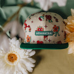 Catching Feelings Snapback - Pale Beige cap for babies and kids, product view 6