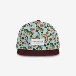 Caterpillar Garden Snapback - Chilly Breeze cap for babies and kids, product view 2