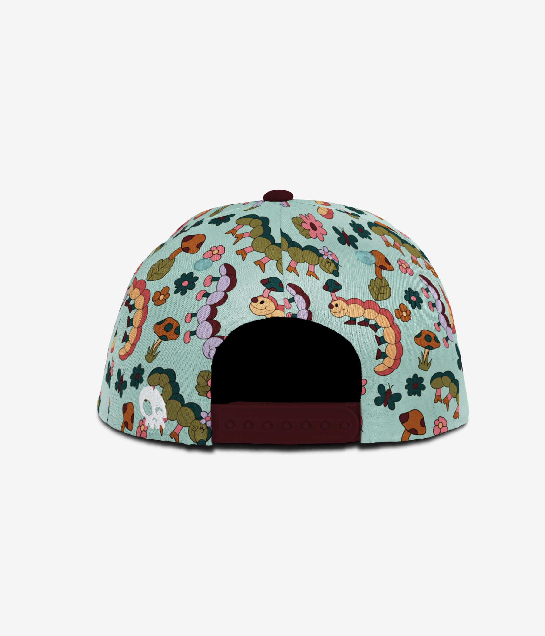 Caterpillar Garden Snapback - Chilly Breeze cap for babies and kids, product view 4
