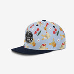 Cherry Bloom Hop Snapback - Crystal cap for babies and kids by Headster Kids